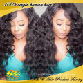 Wholesale price tangle free virgin color curly malaysian full lace human hair wigs with baby hair for black women